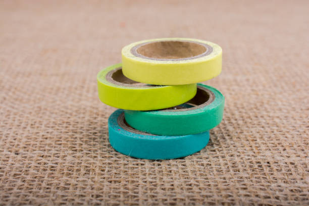 istock Colorful insulating adhesive tapes 652785678