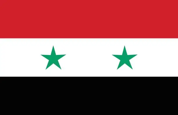 Vector illustration of Syria