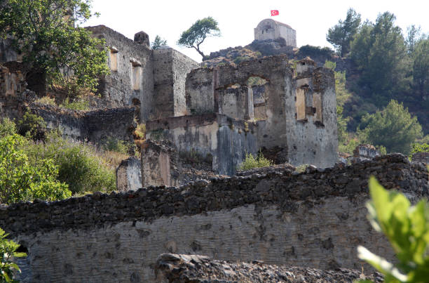 istock Ghost town of Kayakoy (Turkey) 652785884