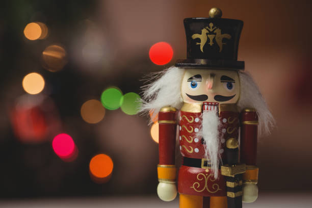 istock Close-up of nutcracker toy solider christmas decoration 652786178