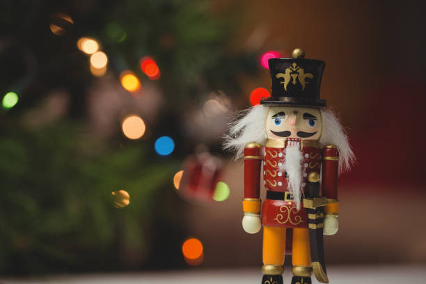 istock Close-up of nutcracker toy solider christmas decoration 652786224
