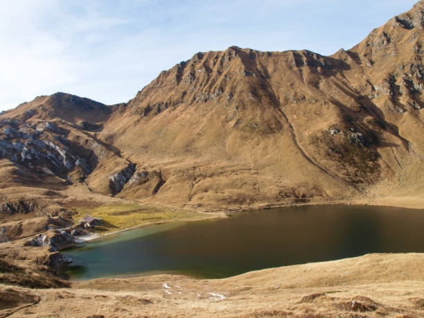 istock Lakes Ritom, Cadagno, Tom in the autumn 652789148