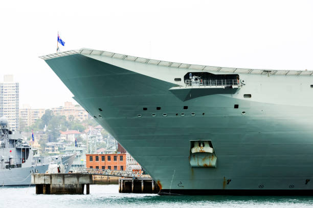 istock Australian Navy ship docket at Sydney Harbour 652798766