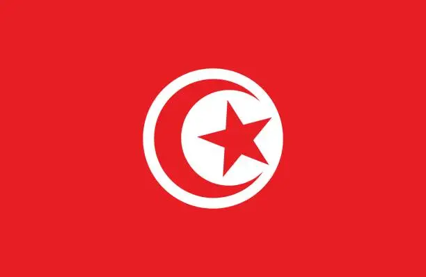 Vector illustration of Tunisia