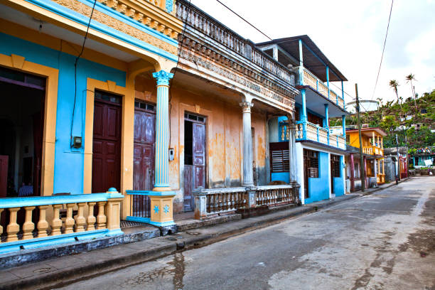 istock Old colorful houses in Baracoa, Cuba 652806130