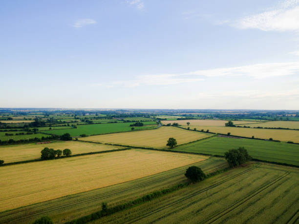istock Countryside in the summer taken by a drone 652806320