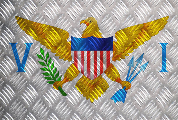 Central American country flag of Virgin Islands
