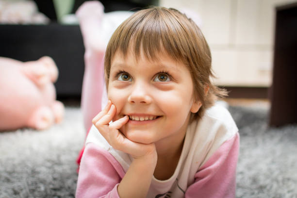 istock Little girl on the floor 652829974