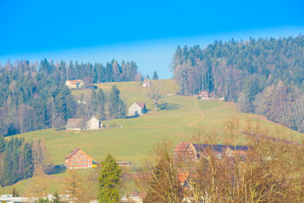 istock Appenzell Hill in a Winter Afternoon 652842726