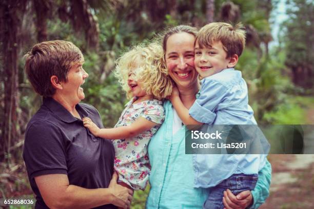 Loving Family Stock Photo - Download Image Now - Family, Gay Person, Lesbian