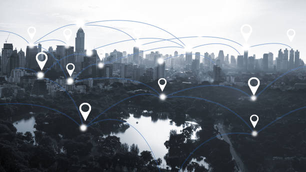 istock Bangkok city and connection concept 652875056