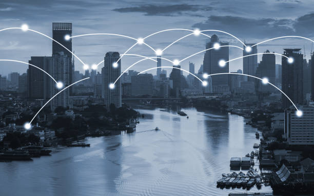 istock Bangkok city and connection concept 652875362