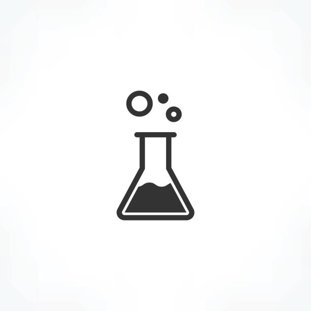 Erlenmeyer Flask Icon Stock Illustration - Download Image Now - Conical  Flask, Beaker, Chemical - iStock