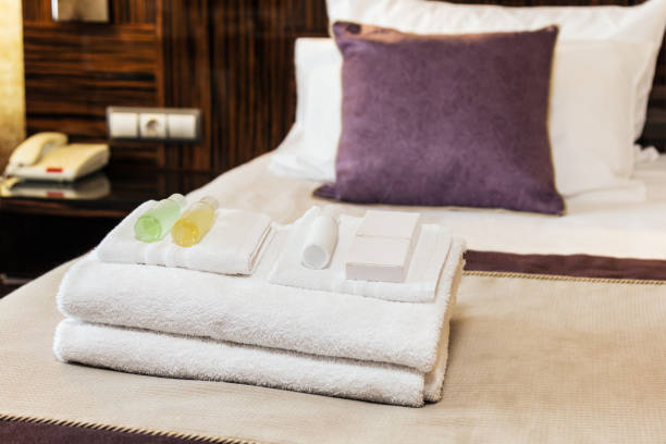 istock prepared for customer bedding and toiletries 652899754