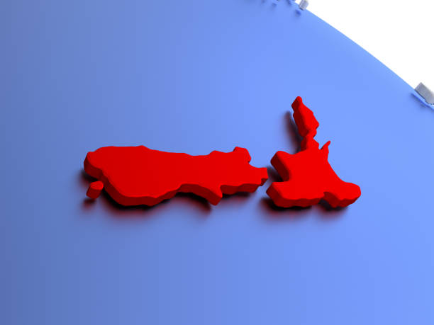 istock New Zealand on world map 652903686