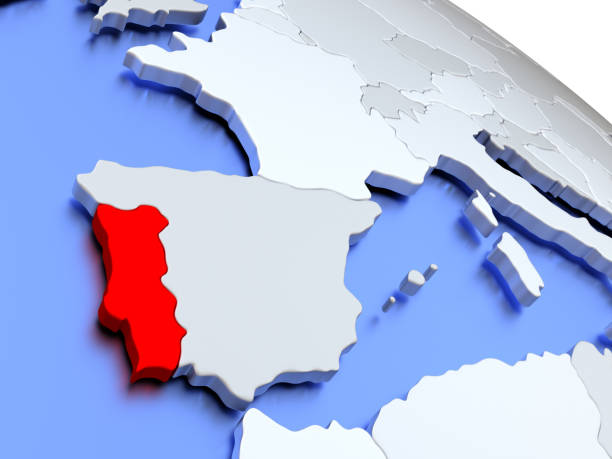 istock Portugal on world map 652903800