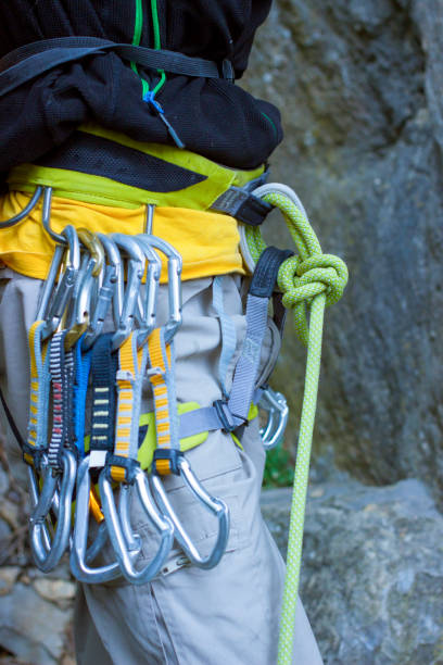 istock Climb with equipment for climbing to the top. 652909054