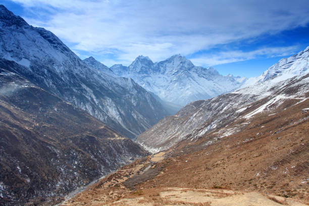 istock Movement of the clouds on the mountains Himalayas 652928532