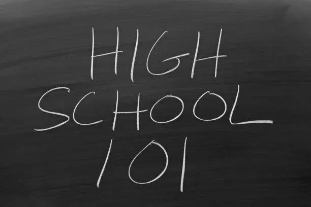 Photo of High School 101 On A Blackboard