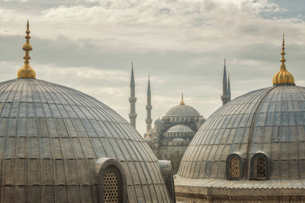 istock Turbe (Tomb) Domes And Sultanahmet Mosque, Istanbul, Turkey 652942606
