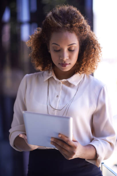 istock All the information she needs to make business a success 652949406