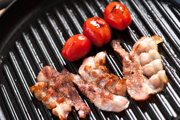 istock Bacon Frying on The Grill 652960942