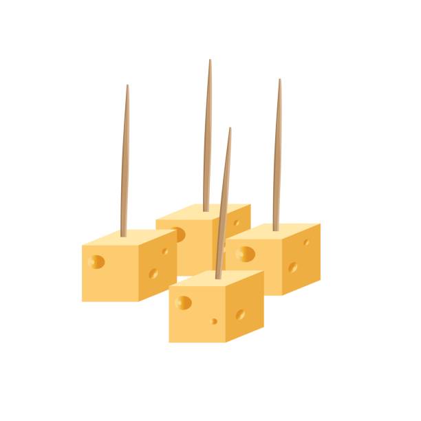 치즈 큐브 - cheese backgrounds textured emmental cheese stock illustrations