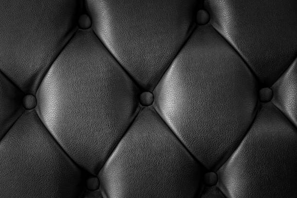 istock Closeup texture of vintage leather sofa 652977108