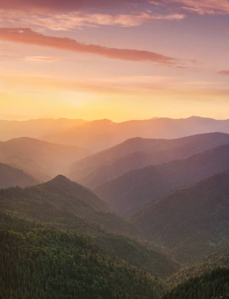 krajobraz górski - vertical panorama zdjęcia i obrazy z banku zdjęć