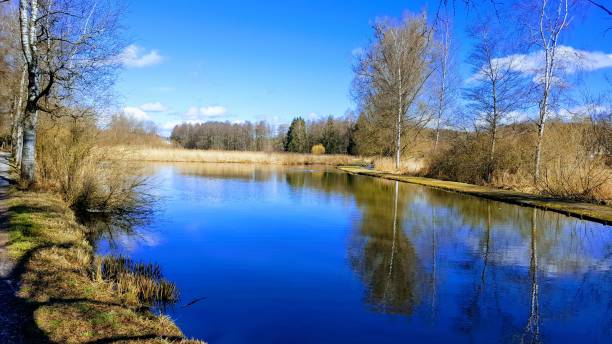 istock Panorama of a lake 652977972