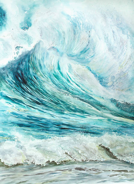 istock sea wave watercolor illustration 652985878