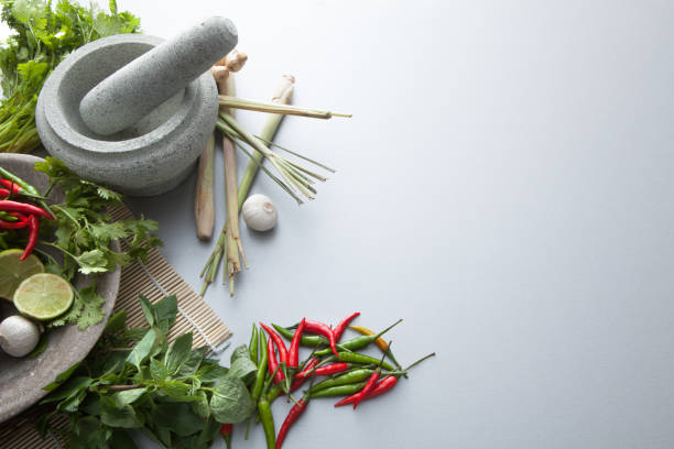 Asian Food: Ingredients for Asian Cooking Still Life