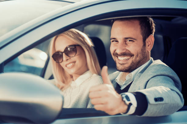 istock Couple enjoying car 653008508