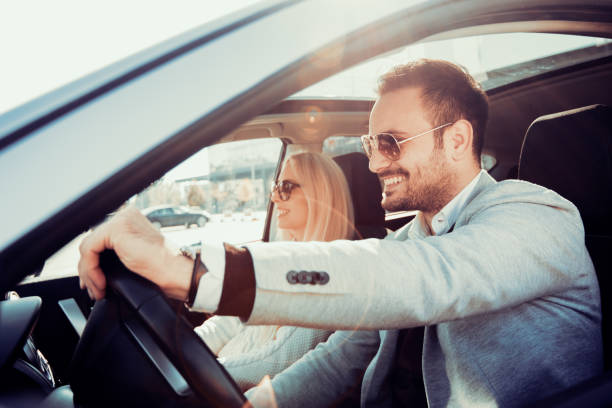 istock Couple enjoying car 653008678