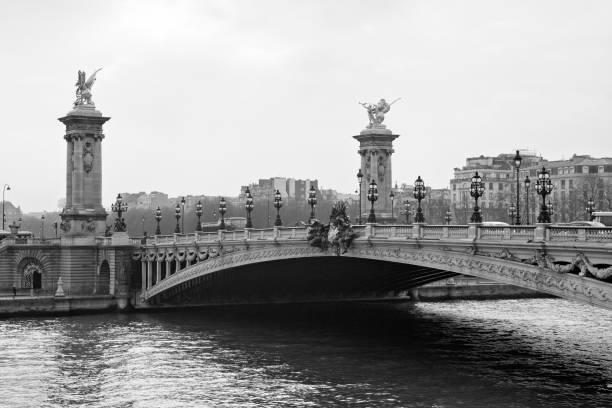 istock Eiffel Tower and Bridge Alexandre III over Seine River 653017388