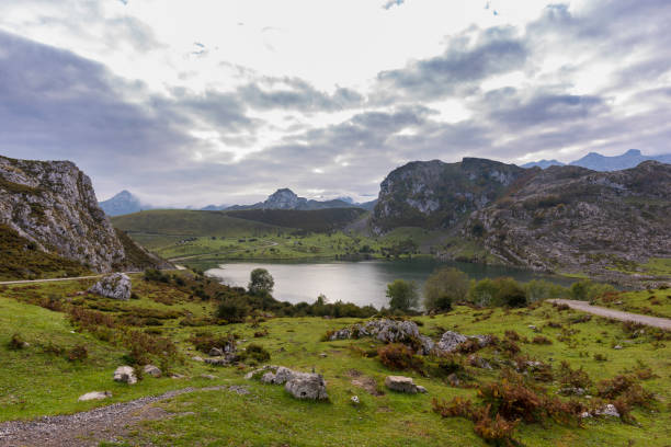 Enol lake (Covadonga, Asturias - Spain).