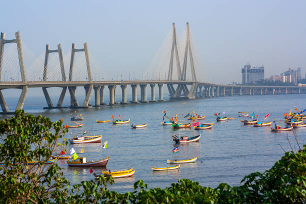 istock Bandra-Worli Sea Link, Mumbai, Maharashtra 653019152