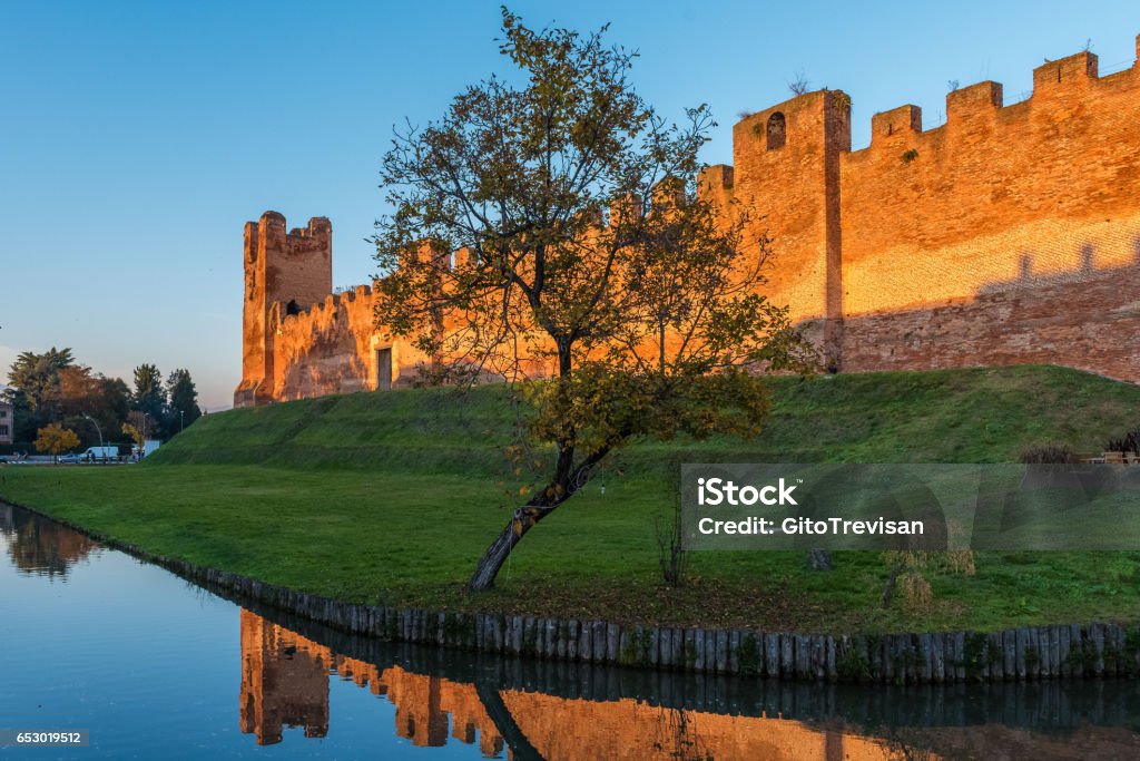 Castelfranco Veneto,Sunset Castelfranco Veneto Stock Photo