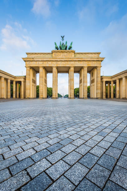 istock Brandenburg Gate at sunrise, Berlin, Germany 653022182