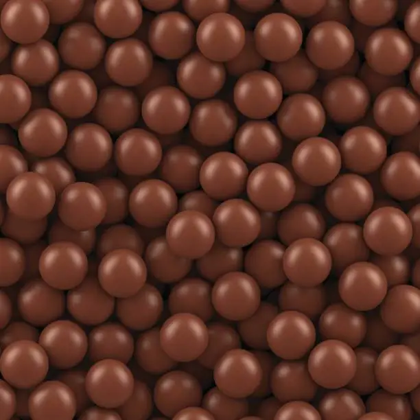 Vector illustration of Chocolate balls background