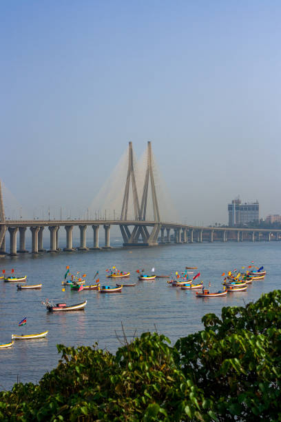 istock Bandra-Worli Sea Link, Mumbai, Maharashtra 653035620