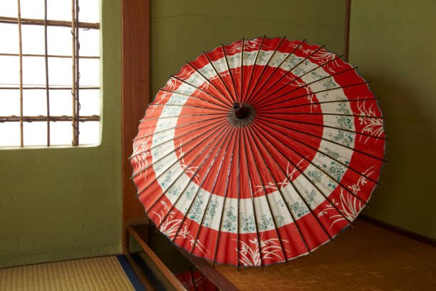 istock Located in Japan Japanese-style umbrella 653036034