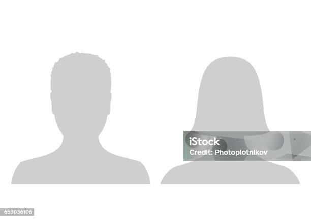 Männlichen Und Weiblichen Avatar Profil Bild Standardsymbol Graue Bildplatzhalter Für Mann Und Frau Stock Vektor Art und mehr Bilder von Avatar