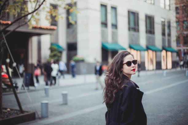 istock Beautiful woman with sunglasses 653059178