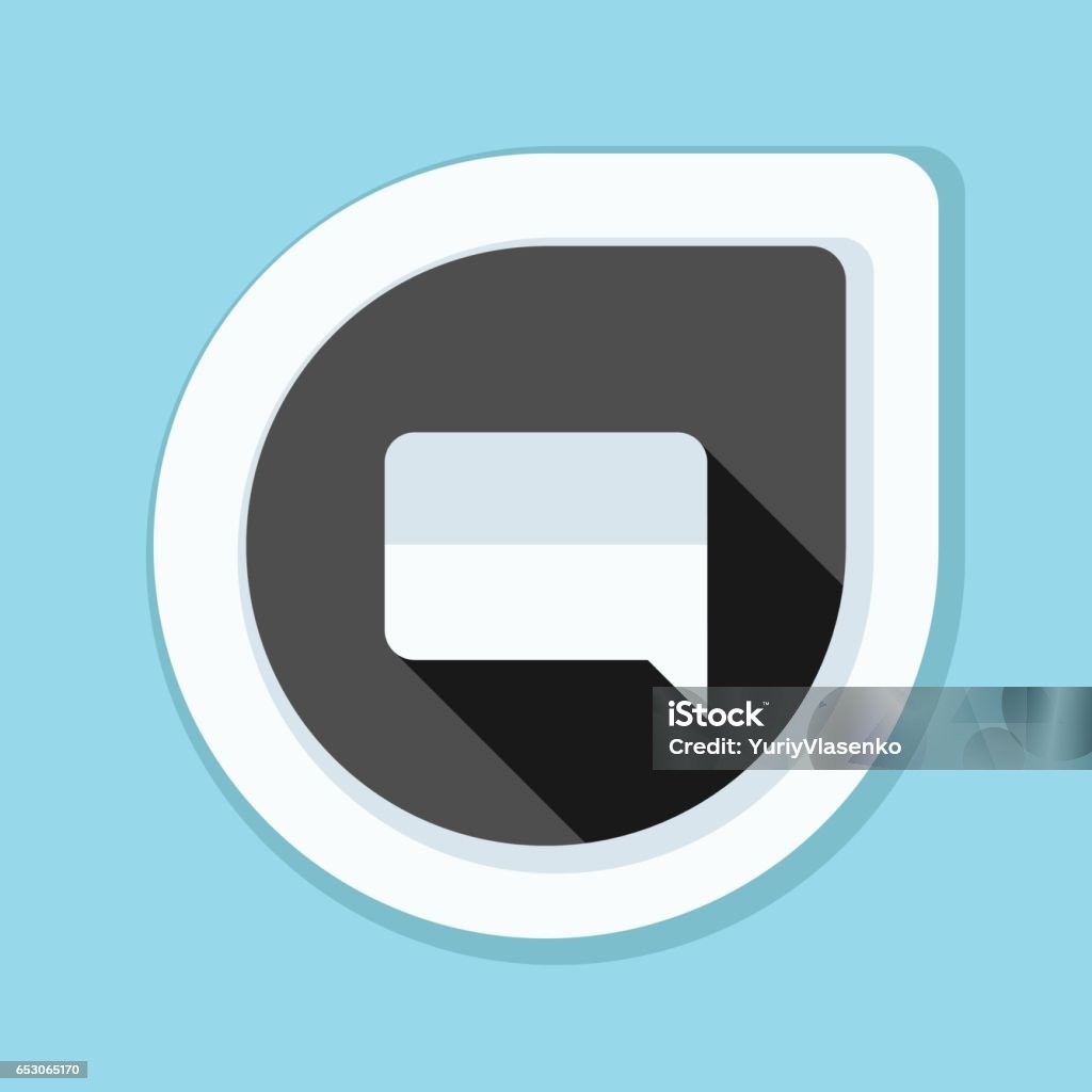 Modern Chat Message Button Chat Mesage Button Illustration Stock Illustration - Download Image Now ...