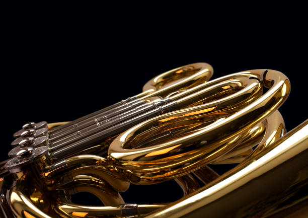 istock Fragment french horn 653065924