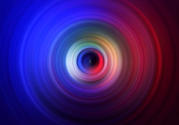 istock Abstract background of a spinning color circle. 653068170