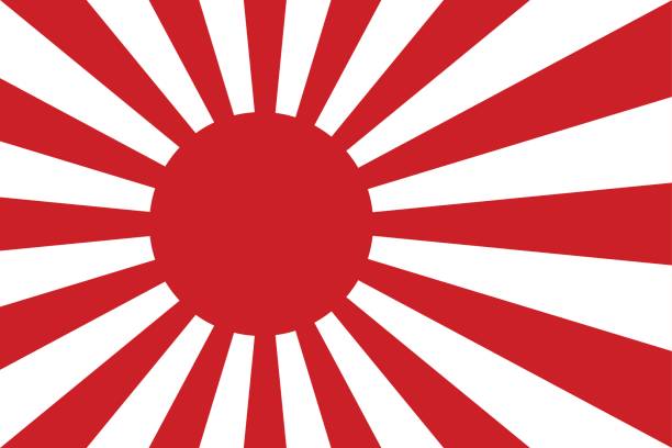 illustrations, cliparts, dessins animés et icônes de japonais - japanese flag flag japan japanese culture