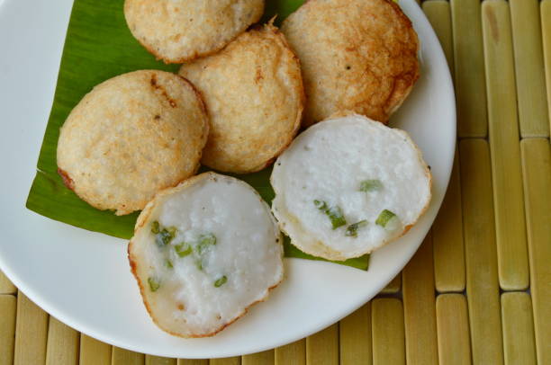 istock Thai sweetmeat coconut grilled hotcake 653068872
