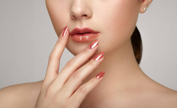 istock Beauty brunette woman with perfect makeup 653072964